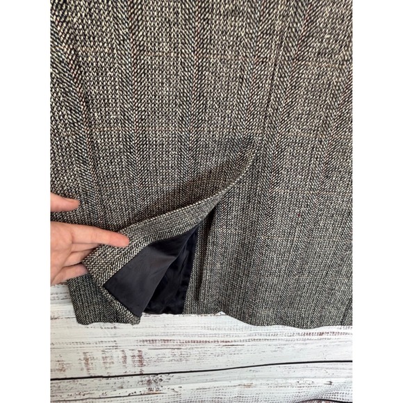 Vintage 1960s Blazer Sport Coat Donegal Tweed Wool Jacket 40R Ivy Salt & Pepper - Picture 13 of 16